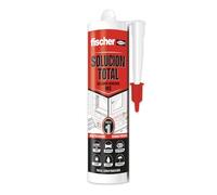 fischer - Solución Total Blanco 290ml | Alta Elasticidad y Adherencia | Pintable y Resistente a UV | Uso Interior y Exterior | Para Construcción, Automoción y Techos