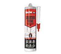 fischer - Solución Total Gris 290ml | Alta Elasticidad y Adherencia | Uso Interior y Exterior | Pintable y Resistente a UV | Para Construcción, Automoción y Techos