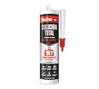 fischer - Solución Total Profesional 190kg | Pegamento fuerte | Adhesivo y Sellante MS Polímero | Uso Interior y Exterior | Pintable y Resistente a Impactos | 290ml | Cristal