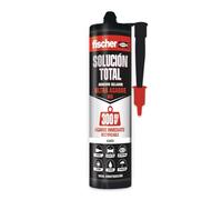 fischer - Solución Total Ultra Agarre 300kg | Pegamento fuerte | Adhesivo y Sellante MS Polímero | Ultra pegado y sellado | Uso Interior y Exterior | Pintable y Resistente a Impactos | 290ml | Blanco