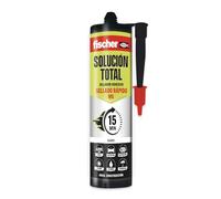 fischer - Solución Total Sellado Rápido | Alta Resistencia y Elasticidad Permanente | Apto para Piedra, Hormigón, Madera y Metal | Curado Rápido y Resistente a Vibraciones | 290ml | Blanco