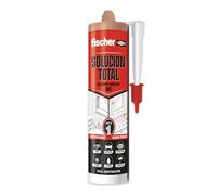 fischer - Solución Total Terracota | Silicona Terracota Exterior y Sellador Adhesivo MS | Ideal para Hormigón, Ladrillo y Más | 290 ml