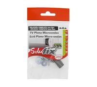 fischer - Solufix Tv Plana/Microondas / (Bolsa Colgable de 6 Uds), 502690