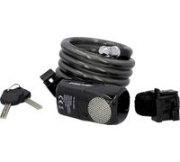 Fischer Spiralschloss, Alarma Unisex Adulto, Negro, Talla Única