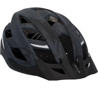 Fischer Stiftung Warentest - Casco de Ciclismo para Adultos Urban Plus Brooklyn, L/XL, 58-61 cm, Color Antracita Mate, con Sistema de Anillo Interior Iluminado