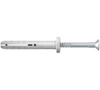 fischer - Tornillo y taco de golpe de acero N 6x40/10 para hormigón, Caja 100 unidades
