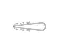 fischer - Taco Brida Sf+ Ls 8/28. Para fijación de cableados, tubos de luz, cables de exterior en muro (100 unidades)