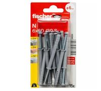Fischer Taco para clavos N 6 x 60/30 S K (15)