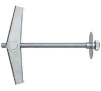 fischer | taco vuelco KD 4 - Tacos Compatibles con Placas de Yeso PLADUR®, escayola- colgar ventilador techos, lampara de techo. (25 unidades)