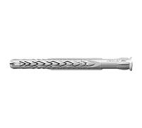 Fischer Tacos alargados SXRL 10 x 80 sin tornillos, de nailon para la fijación de fachadas, falsos techos, cerraduras, ventanas, apto para hormigón, ladrillo lleno y perforado, 539618