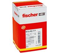 fischer Tacos Clavo Neutro, N 6X40/7 P 50339, Caja De 50 Uds