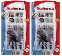 fischer - Tacos Compatibles con Placas de Yeso PLADUR® autoperforantes, 10 unidades (Paquete de 2)