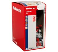 fischer - Tacos Compatibles con Placas de Yeso PLADUR® DuoTec, para Soporte TV 10 mm, Caja 50 uds