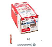 fischer Tacos para yeso Duotec S con tornillo, Gris, 10 mm con vite