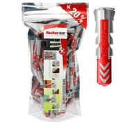 FISCHER, Tacos pared 8x40 DuoPower para hormigón, Pack 120 uds