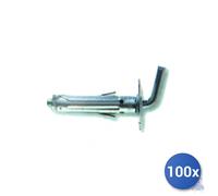 Fischer Tassello Gancio Corto Acero SBS E-100 9,8 Mm Grigio 9