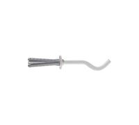 Fischer TF/125 B - Estante para radiador de hierro fundido, soportes para radiadores, 1 unidad por paquete, 501089, blanco, longitud 125 mm