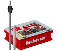 fischer TherMax 16/170 M12 - Sistema de montaje de distancia en maletín para manualidades, tacos aislantes para fijar cargas elevadas en sistemas de aislamiento térmico, con cono antifrío, 25