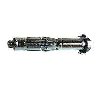 fischer - Tobillo metálico para placo HM 8x65 con Tornillo de Cabeza Hexagonal/Caja de 50