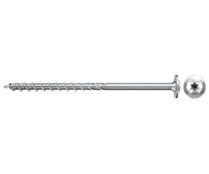 Fischer - Tornillo de marco PowerFast FPF II WTP 6,0x300 revestimiento zincado, rosca parcial, cabeza disco con Huella Torx/caja de 100