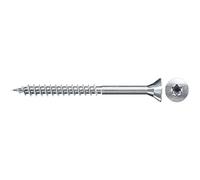 fischer Tornillo para aglomerado FSPII 5,0 x 70 mm, cabeza avellanada, galvanizado, rosca parcial, estrella interior TX