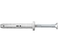 fischer - Tornillo y taco de golpe de acero N 6x40/10 para hormigón, Caja 100 unidades