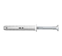 Fischer Tornillo y taco de golpe de acero N 6X40/10 para hormigón Caja 50 unidades Blanco