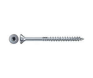 Fischer Tornillos para construcción FPF-ST 8,0 x 400 ZPP 50 galvanizado blanco, doble rosca (50 unidades)