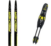 FISCHER Twin Skin Pro Medium - Unisex - Negro / Amarillo - talla 202- modelo 2026