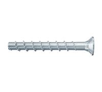 fischer UltraCut FBS II 6 x 140/85 - Tornillo de hormigón para fijación en fontanería, calefacción y clima, galvanizado, 100 unidades