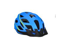Fischer Urban - Casco de Ciclismo para Adultos, Anillo Interior Ajustable e Iluminado, Sello de Prueba ecológico Ökotest, Carcasa Interior EPS, Unisex Adulto, Color Color Azul., tamaño L/XL 58-61