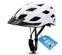 Fischer Urban Plus - Casco de Ciclismo con luz Trasera LED integrada para Hombre y Mujer