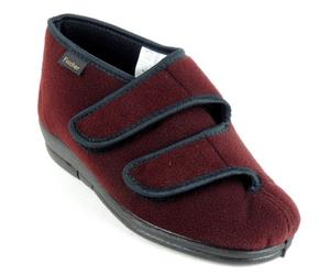 Fischer - Zapatillas de estar por casa de Material Sintético para mujer rojo rojo, color rojo, talla 43 EU