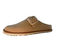 Fischer Zapatillas de estar por casa para mujer, color camel, talla 40 EU, marrón claro, 40 EU