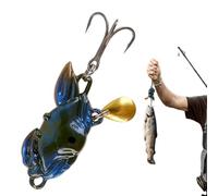 Fischereiköder für Bass - Schwimmköder | Fischereiköder für Süßwasser | Paillettenfischköder Bassköder mit Haken | Realistische Krabbenform Angelgerätezubehör für Forellen Crappie Pike Walleye Wels