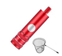 Fischereinetz Gelenkanpassung, Landungsnetz Griffanschluss, Fischerei -Netto -Sstabkopfwandler, Fischereilandnetz Griffanschluss, Legierung stabile Landungsadapter, tragbare Ersatzadapter -Stang