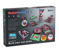 fischertechnik Build-Your-Own-Game 564067 - kit de construcción, colección de juegos con ruleta, laberinto y más, a partir de 7 años