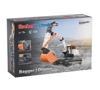 fischertechnik Digger 576104 - Juego de construcción Educativo, Excavadora Juguete para Montar, para niños a Partir de 7 años, Naranja