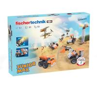 fischertechnik Junior MAX 576101 - Juguete Educativo de construcción Solar para niños, 10 Modelos, a Partir de 5 años, Naranja