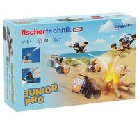 fischertechnik Junior Pro 576100 - Juguete Educativo de construcción para niños, con un camión de Bomberos, 7 Modelos, a Partir de 5 años, Naranja