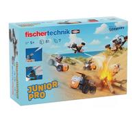 fischertechnik Junior Pro 576100 - Juguete Educativo de construcción para niños, con un camión de Bomberos, 7 Modelos, a Partir de 5 años, Naranja
