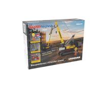 fischertechnik Liebherr grúa sobre orugas - Kit de construcción +7 años | Juego de construcción para niños 579431 - vehículo de obra fiel al modelo original Liebherr LR1110 para montar
