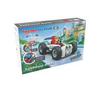 fischertechnik Salt Power Racer, Kit de construcción técnica +8 años | Juguete educativo para construir 581211, coche de carreras para montar con pila electroquímica de agua salada + 1 figura