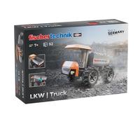 fischertechnik Truck 576105 - Juego Educativo de construcción, camión de Juguete para Montar para niños Desde 7 años, Naranja