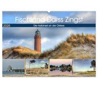 Fischland Darß Zingst - Die Halbinsel an der Ostsee (Wandkalender 2026 DIN A2 quer), CALVENDO Monatskalender: Fischland, Darß, Zingst liegen auf einer Halbinsel an der Ostseeküste.