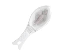 Fischupper Werkzeug - Kreativer Fischform Schuppenentferner Aus Kunststoff, Effiziente Schuppenbürste Mit Behälter | Sicherer Hautschaber para Küche Zubereitung Angeln Haushalt Gastronomie Fischlieb