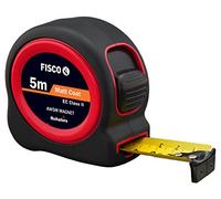 FISCO AW5MMAGEP/D Flexómetro Clase II con caja de ABS recubierta de goma y gancho de final cinta magnético (5, Negro, 3 m x 25 mm