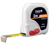 FISCO UM3M Flexómetro Clase II con freno frontal (3 m x 16 mm) Negro