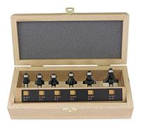 Fish 973CT06 A03 - Juego de brocas redondas (6 piezas, HW R2/3/4/6/8/10)