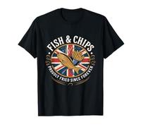 Fish and Chips Orgullosamente Frito Desde Siempre Camiseta